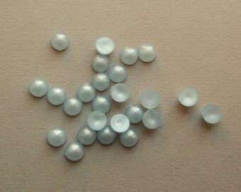 Vintage moonglow lucite cabochons