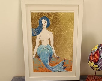 la sirena e il cielo dorato
