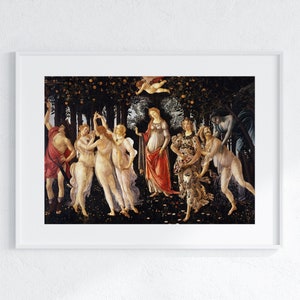 Primavera | Digital Download | Sandro Botticelli | Renaissance Art | Divine Feminine | Famous Paintings Artwork | Renaissance Paintings