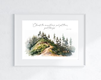 Enjoy Life Quotes | John Muir Quote | Digital Download | Nature Quotes | Unique Quotes on Life | Deep Quotes About Life | Nature Sayings