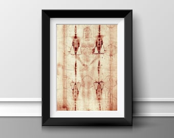 Heiliges Grabtuch | Digitaler Download | Grabtuch von Turin | Jesus von Nazareth | Relikt | Jesusbild | Gesicht Jesus | Turin | Jesusbilder