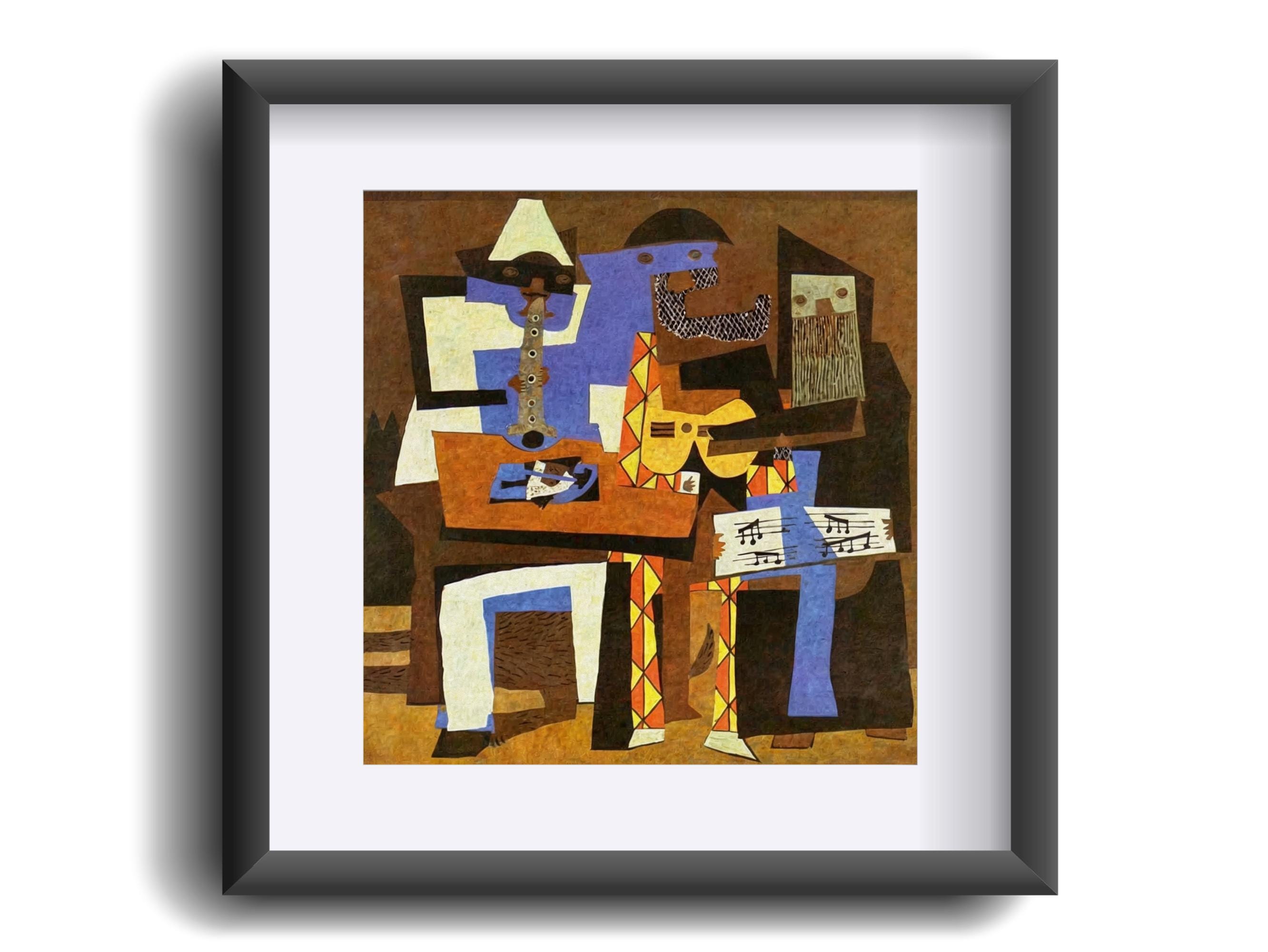 Three Musicians | Digital Download | Pablo Picasso | Cubism