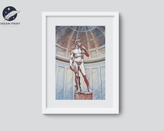 Michelangelo David | Digital Download | Statue of David | Renaissance Artwork | Michelangelo David Sculpture | Renaissance Paintings | David