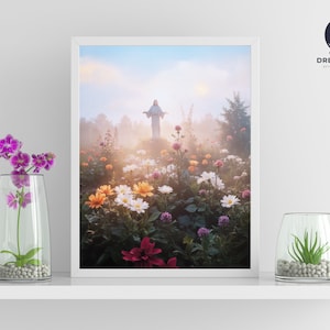 Garden of Gethsemane | Digital Download | Jesus Praying | Agony in the Garden | Jesus of Nazareth | Christian Artwork | Jesus Images