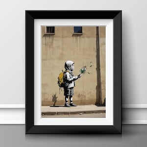 バンクシー Flaying girl,Palestine エスタンプリトグラフ バンクシー Flaying girl,Palestine エスタンプリトグラフ