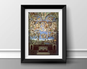 ルネッサンス期の古典的傑作、ミケランジェロのシスティーナ礼拝堂最後