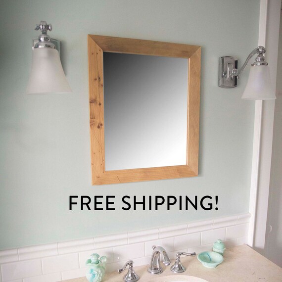 18x30 Vanity Mirror Reclaimed Wood Bathroom 18x30 Vanity Mirror Reclaimed Wood