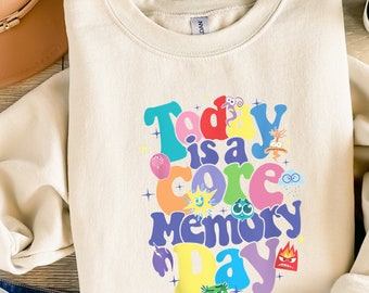 Disney Inside Out, Disney Sweatshirt, Core Memory Day, Core Memory Shirt, Inside Out Anxiety, Inside Out Movie,Disney Trip Shirt,Epcot Shirt
