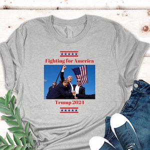 American Shirt, Trump 2024 Shirt, Trump For President, Donald Trump, God Bless Trump, Support Trump Shirt, Republican Shirt, Political Shirt