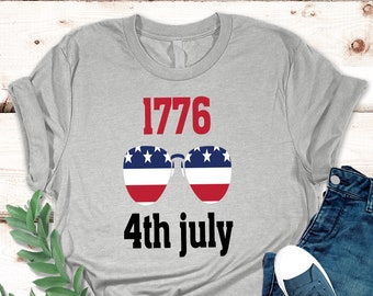 1776 4th July, 1776 Shirts, 4th of July Shirts, America Shirt, Conservative Shirt, Red White and Blue, American Flag Shirt, Freedom Shirt