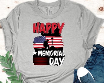 American Flag Tee, Memorial Day Gift, US Military Shirt, Memorial Freedom Tee, American Soldier Tee, Gifts For Veterans,Independence Day Tee