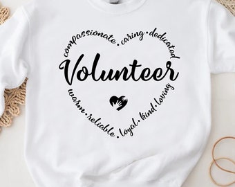 Volunteer Appreciate, Volunteer Sweater, Volunteer Sweatshirt, Volunteer Thank You, Volunteer Gifts, Volunteer Board, Volunteer Gift