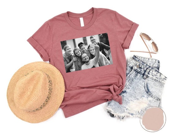 Custom Photo Shirt, Custom Shirt, Custom Family Tee, Photo Shirt, Custom Picture, Friends Custom Photo Tee,Photo Shirt,Custom Special Photos