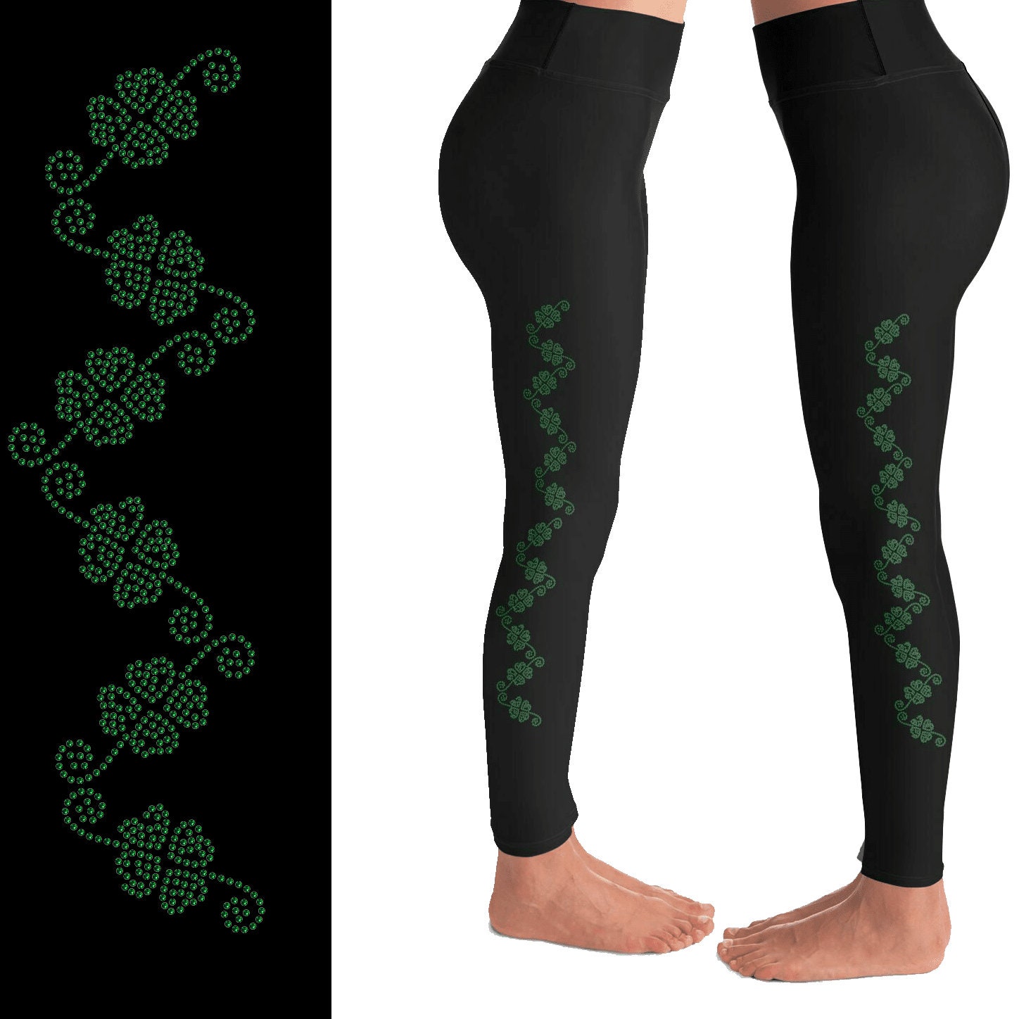 New Vocal Sexy Dressy Black Leggings Pants Yoga SM-4X Lace and Bling  Rhinestones Athletic Dressy Leisure Wear Reg/plus Bohemian Shabby Chic -   Canada