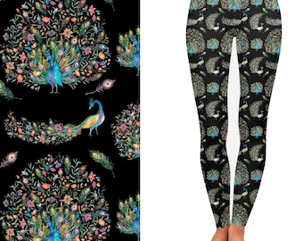 Peacock Fantasy Leggings with Pockets