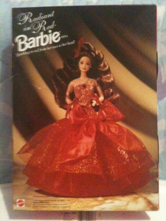 radiant in red barbie
