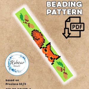 Squirrel Loom Bracelet Pattern, Funny Animal Beading (PDF Download)