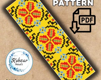 Miyuki Delica Loom Bracelet Pattern | Cross Stitch Design (PDF Pattern)