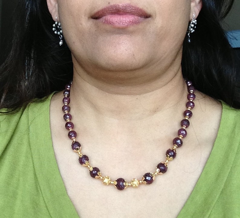 Maneka ruby necklace