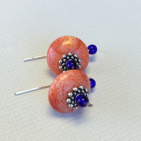 Sponge Coral earrings