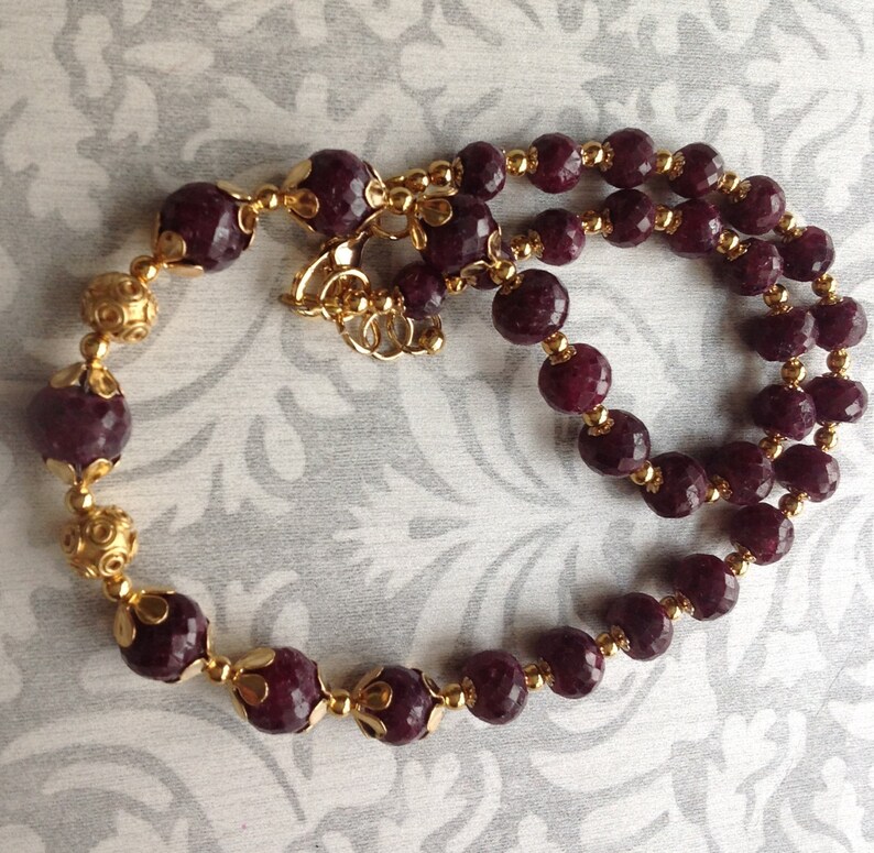 Maneka ruby necklace