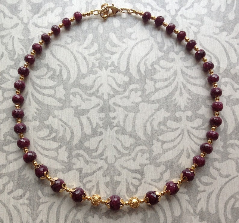 Maneka ruby necklace