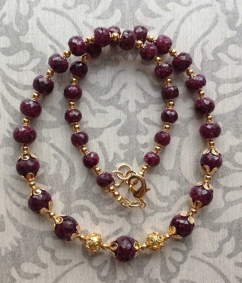 Maneka ruby necklace