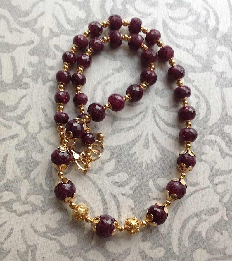 Maneka ruby necklace