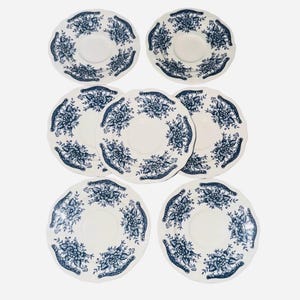 TS21 BLUE CARNATION IRONSTONE 花柄 大皿 盛り皿 Blue Carnation Dinnerware Japan - Etsy