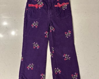 Vintage Flower Power Corduroy Size 3T