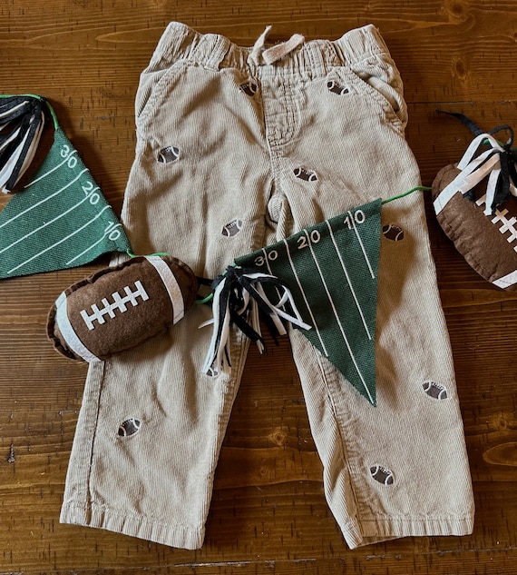 Vintage Toddler Boy Football Corduroys (size 3T) - image 1