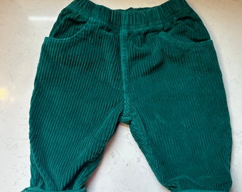 Vintage green corduroys