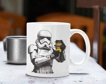 Stormtrooper Coffee Mug: Star Wars Humorous Gift, 11 oz Ceramic