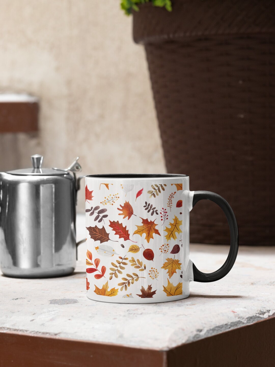 Mug Fall Color Autumn Leaves, Fall Season Lovers Gift, Fall Foliage Coffee Mug ...