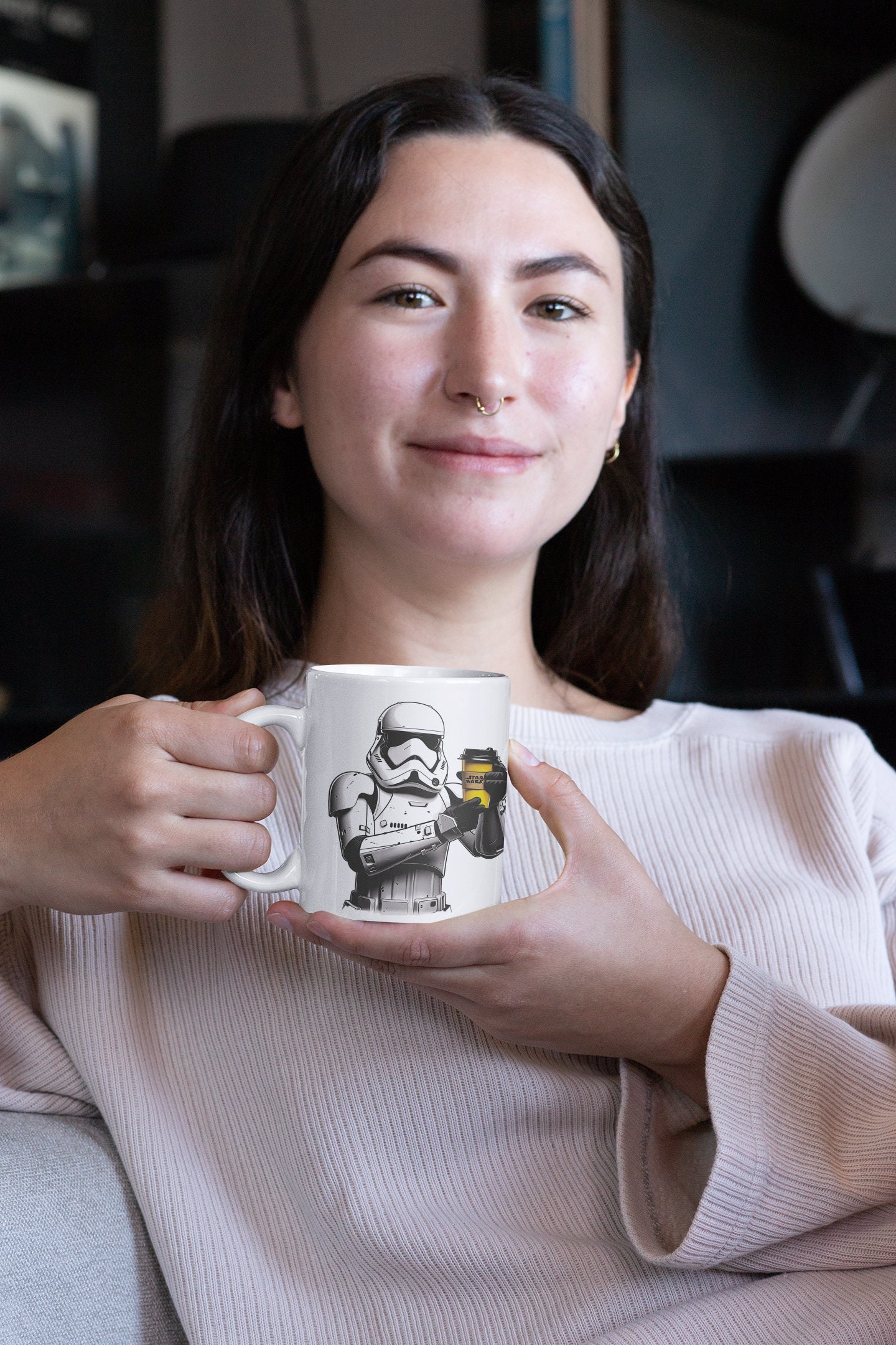 Stormtrooper Coffee Mug: Star Wars Humorous Gift, 11 Oz Ceramic - Etsy