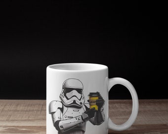 Stormtrooper Coffee Mug: Star Wars Humorous Gift, 11 Oz Ceramic - Etsy