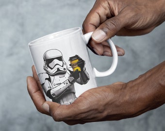 Stormtrooper Coffee Mug: Star Wars Humorous Gift, 11 Oz Ceramic - Etsy