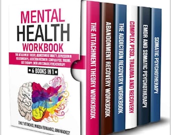 Bundel met werkboeken geestelijke gezondheid 6 boeken in 1 e-boeken