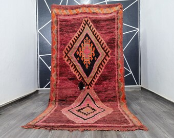 Fabulous Boujaad Rug - Beni Ourain Rug - Handmade Rug - Moroccan Berber Rug - Traditional Moroccan Carpet, , Authentic Boujaad Rug 4.4x9 ft
