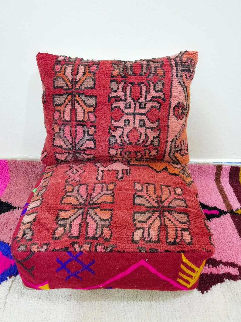 Moroccan Floor Cushion Moroccan Sofa 60x60x20 cm Pillows 60x40 cm zdjęcie 1