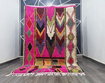 AMAZING PINK MOROCCAN Rug - Beni ourain Handmade Morrocan Rug, Authentic Berber Rug