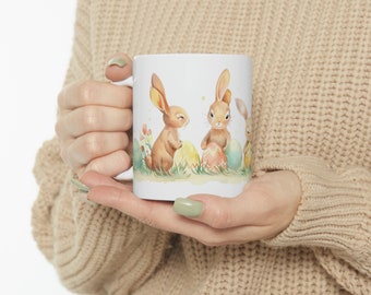 Bunnies Easter Egg Mug