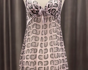 Camisón babydoll vintage: camisón La Senza transparente y de satén
