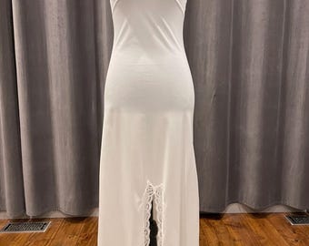 Camisón estilo vintage: combinación Patricia de nailon y encaje