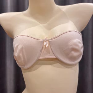 Vintage Playtex 32B beige strapless bra