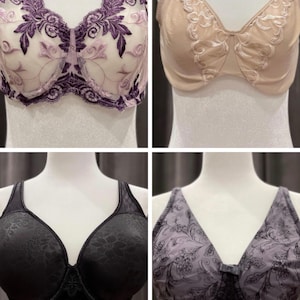 38C bra lot / Bundle of 4 retro 38C full coverage bras