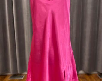 Vintage satijnen nachtjapon La Senza: roze satijnen Y2K-hemdjurk uit de jaren 90