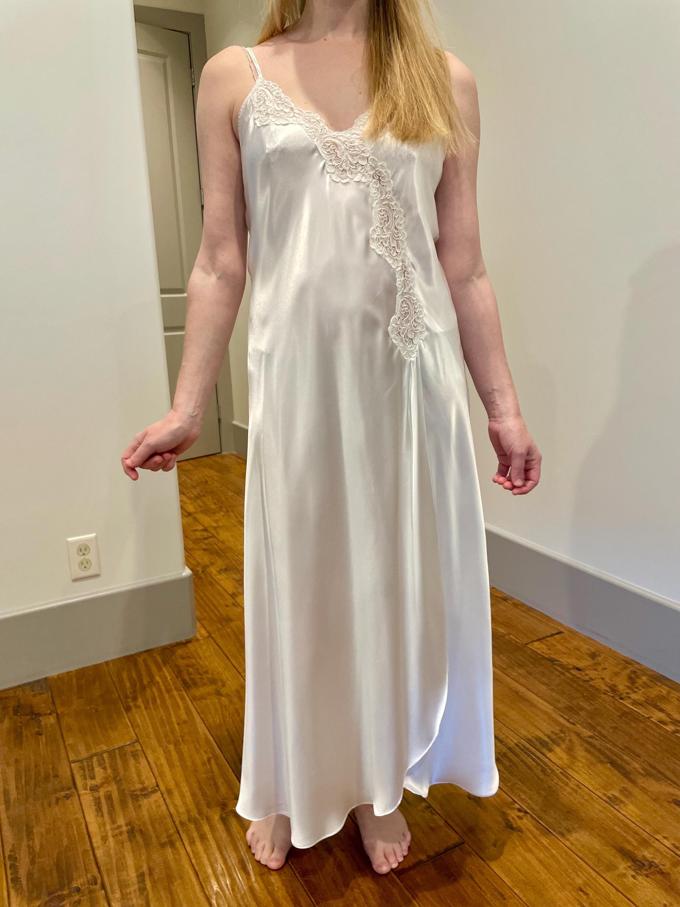 Satin Nightgown Etsy UK