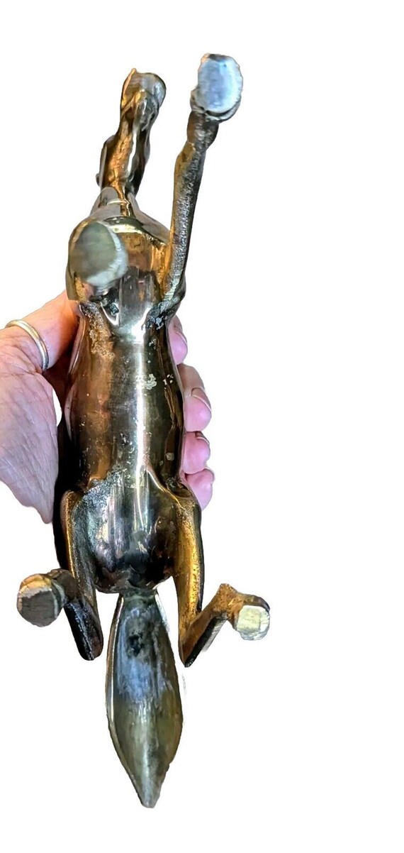 美しい大型真鍮製馬の置物像彫刻 疾走する種馬 ヴィンテージ - Etsy 日本