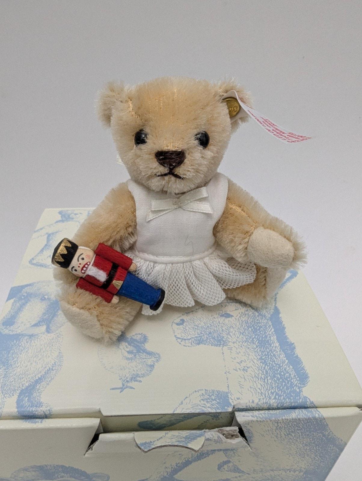 RARE 2013 Steiff Teddy Bear Clara Nutcracker Numbered Ornament 735